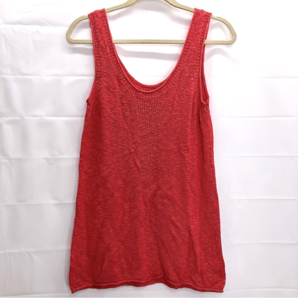 Micheal Stars orange sweater tank top